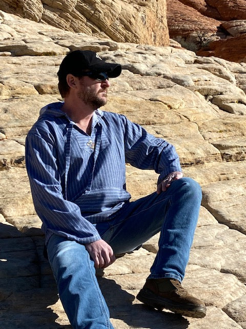 Original Summer Badass Bajas Hoodie-Blue